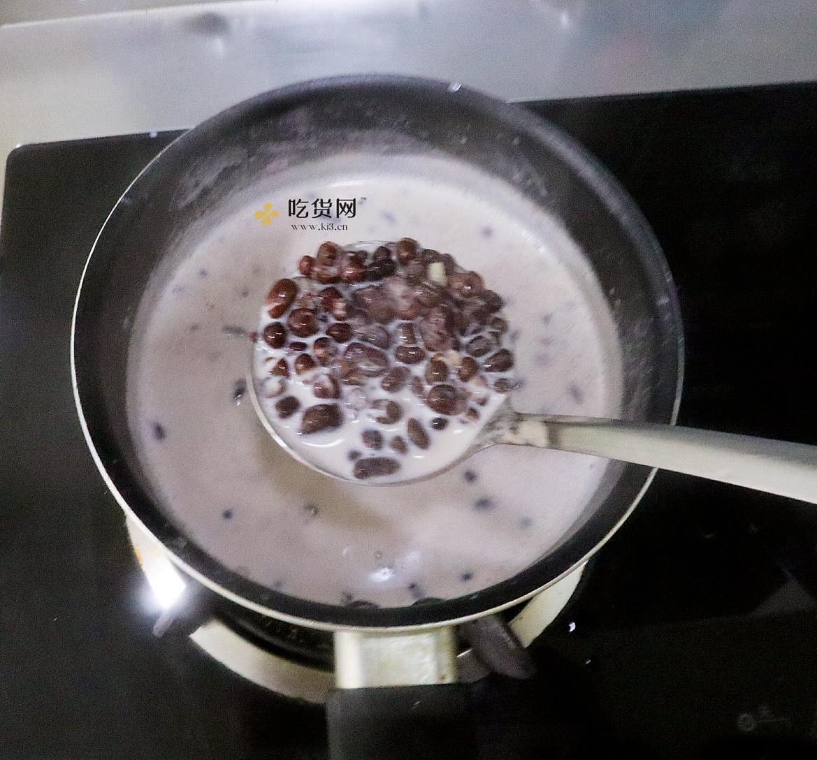 饭后甜品牛奶红豆汤❗️暖心又暖胃❤️的做法 步骤8