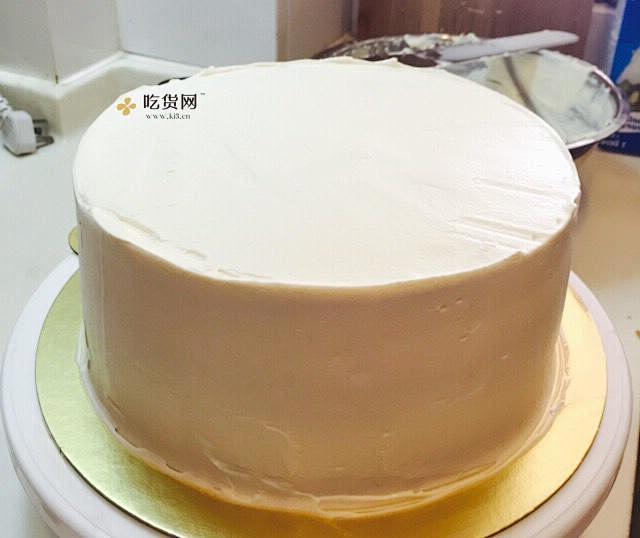生日蛋糕教程【威化饼干围边】的做法 步骤10