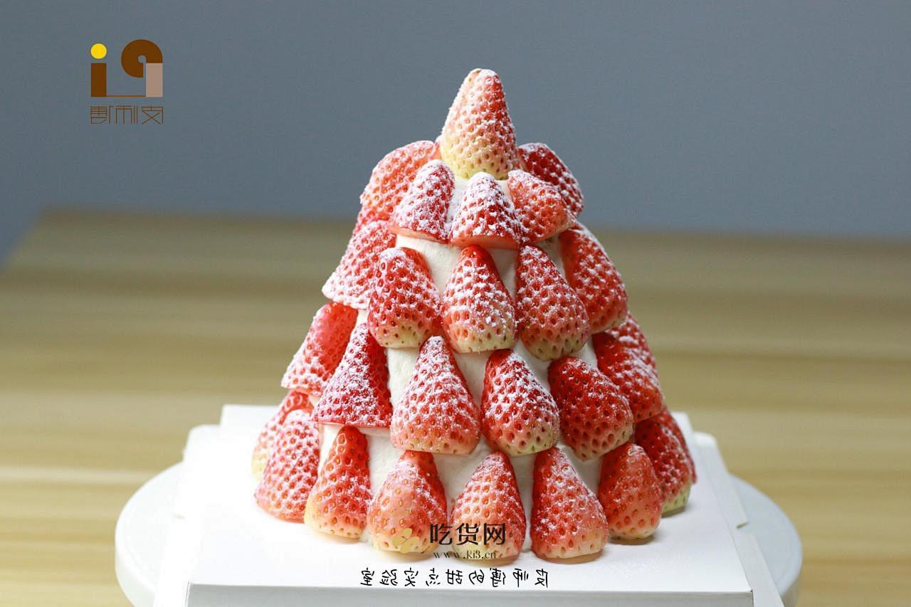 圣诞草莓塔-超有圣诞氛围的快手蛋糕的做法 步骤9