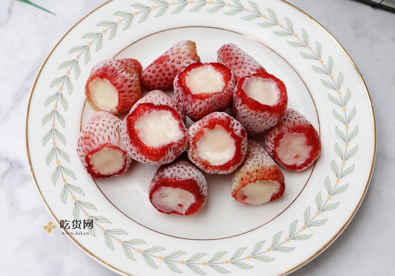 草莓炼乳冻的做法 步骤1