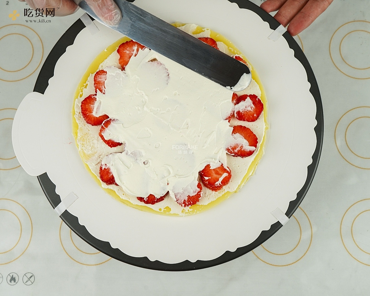 草莓千层蛋糕的做法 步骤21