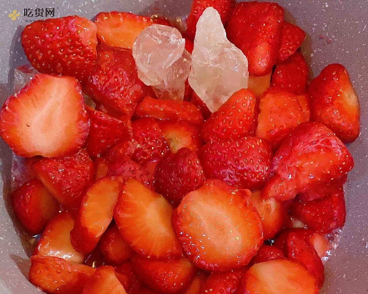 手熬草莓酱的做法 步骤3