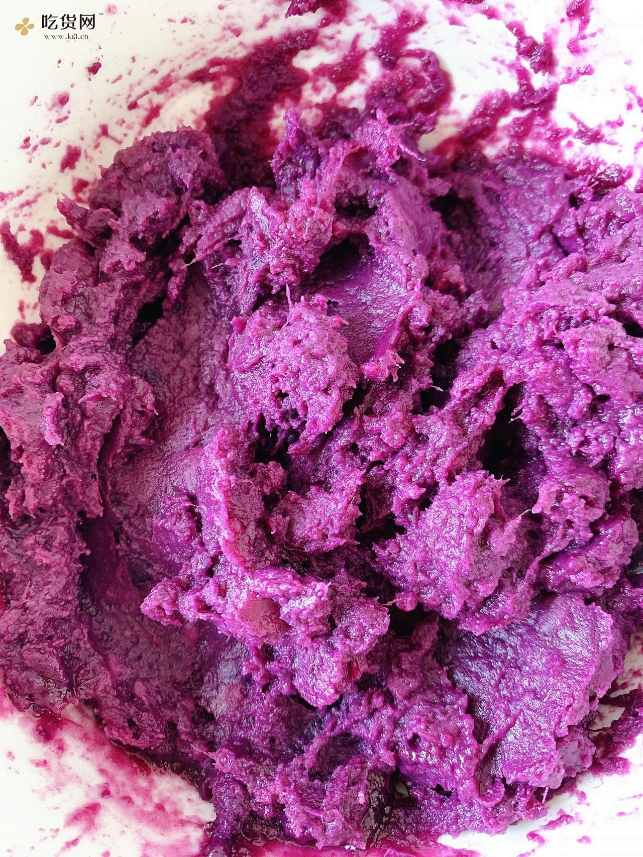 紫薯蜂蜜饼～简单好吃的做法 步骤3
