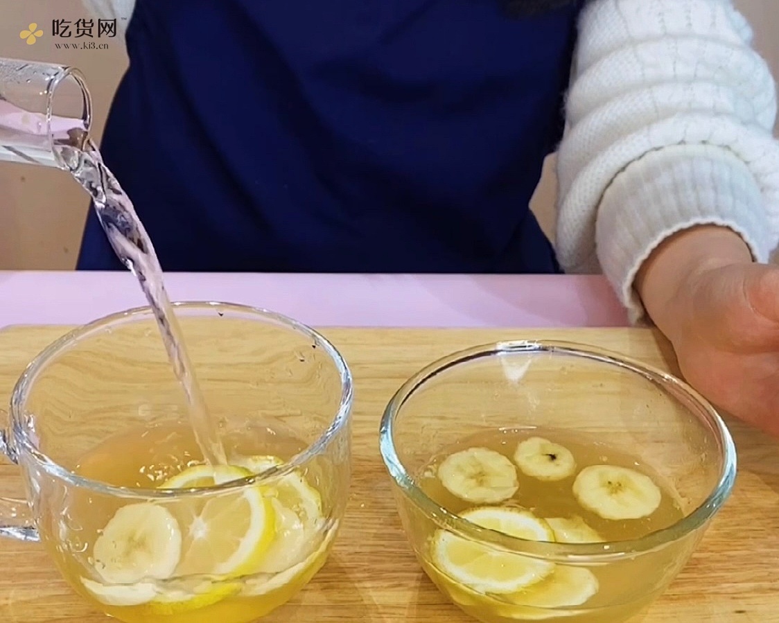 香蕉柠檬蜂蜜水的做法 步骤5