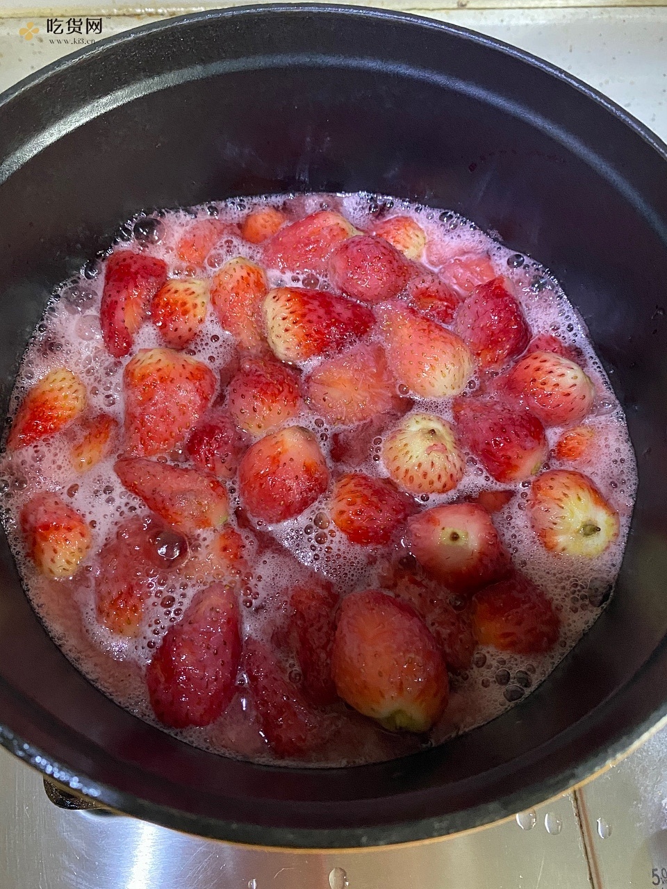 夏日解渴必备甜品-冰冻草莓的做法 步骤5