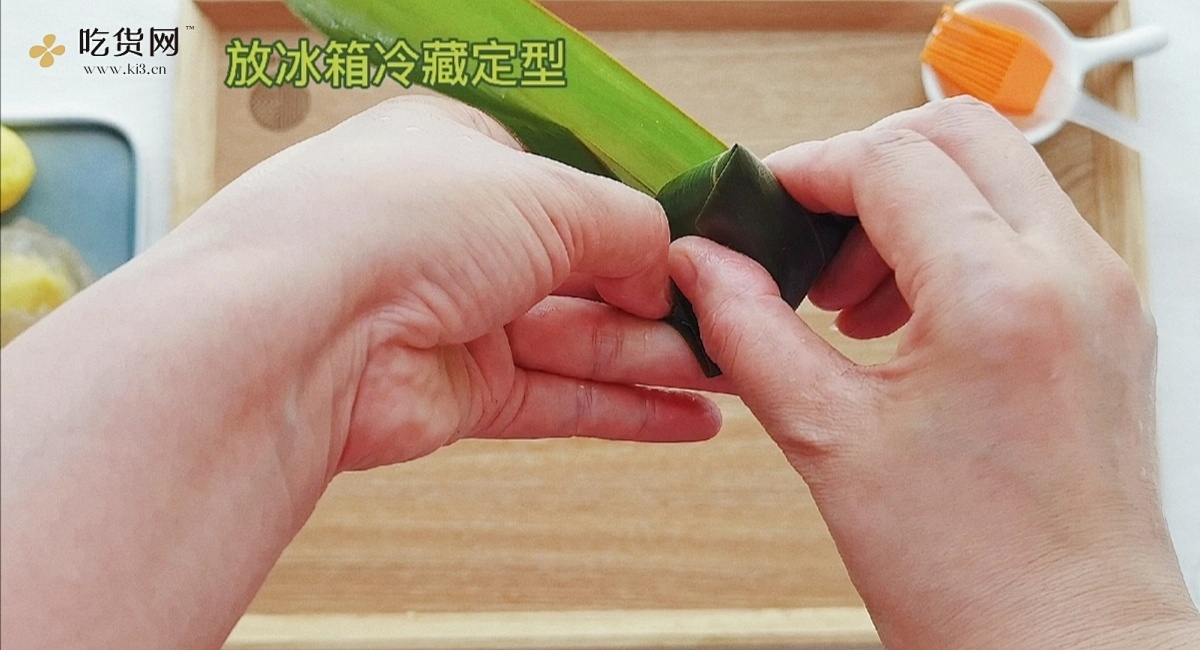 端午节要到了，视频▶️教你做水晶皮?给“粽”要的人包水晶粽吧的做法 步骤21