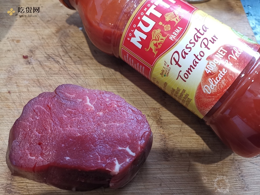 超快手茄汁菲力牛肉的做法 步骤1