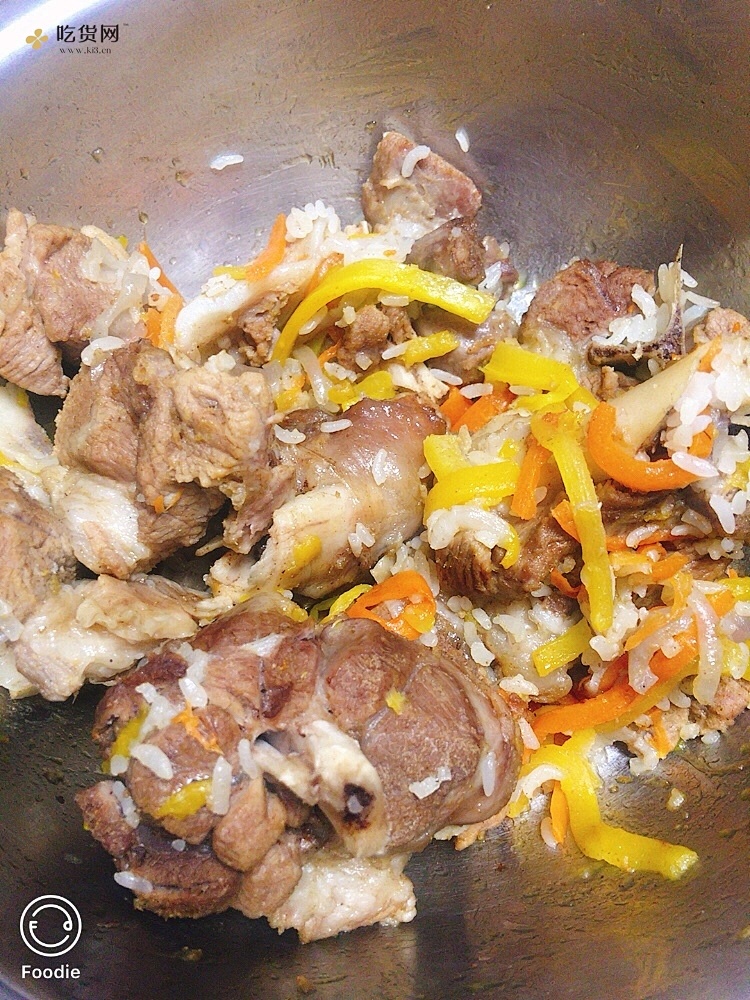 新疆抓饭（电饭锅版）的做法 步骤10