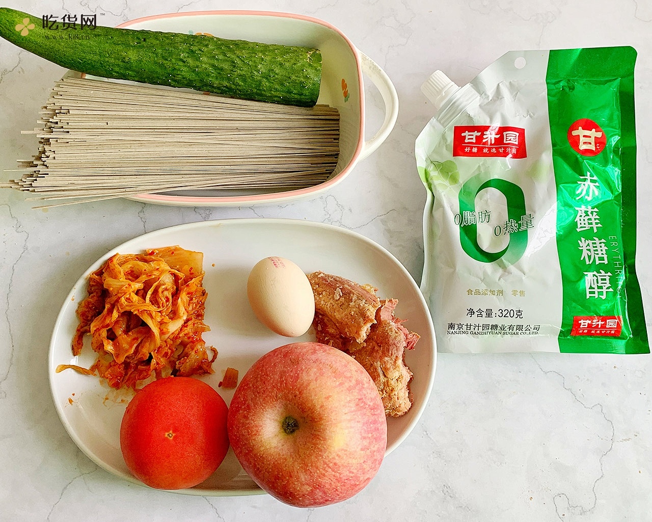 韩式荞麦冷面~好吃低卡超满足的做法 步骤1