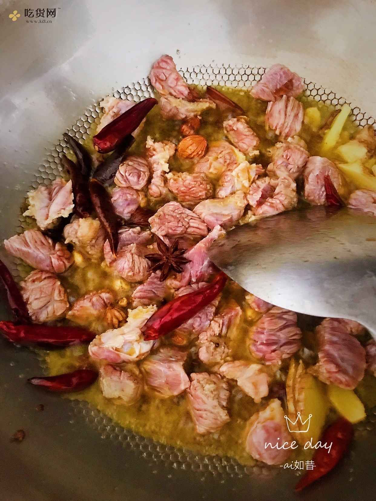红烧牛肉炖扁豆的做法 步骤4