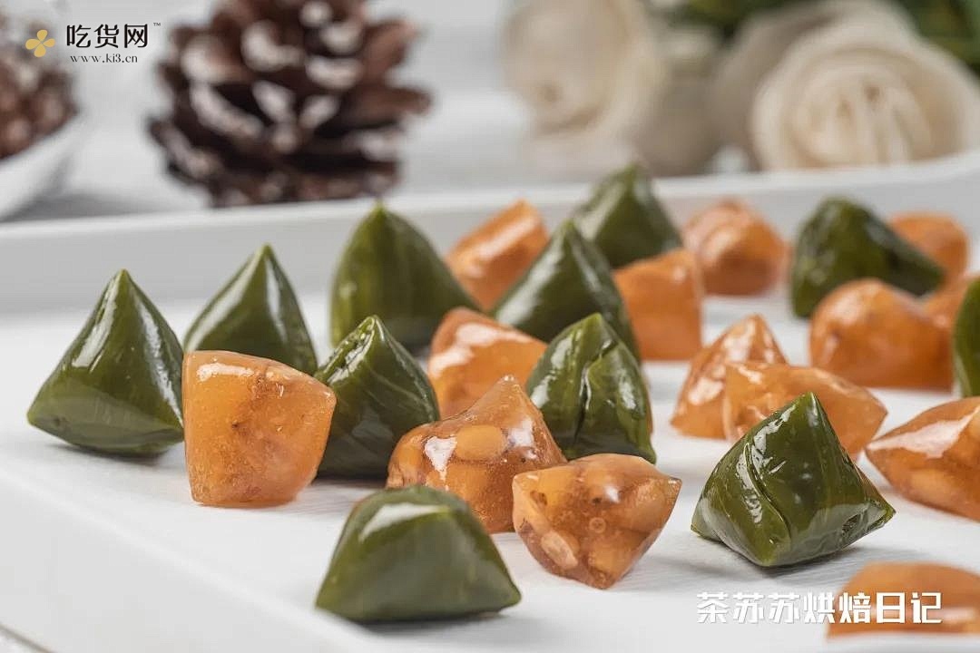 【双色粽子糖】百年传统小吃，超级逼真！的做法 步骤17