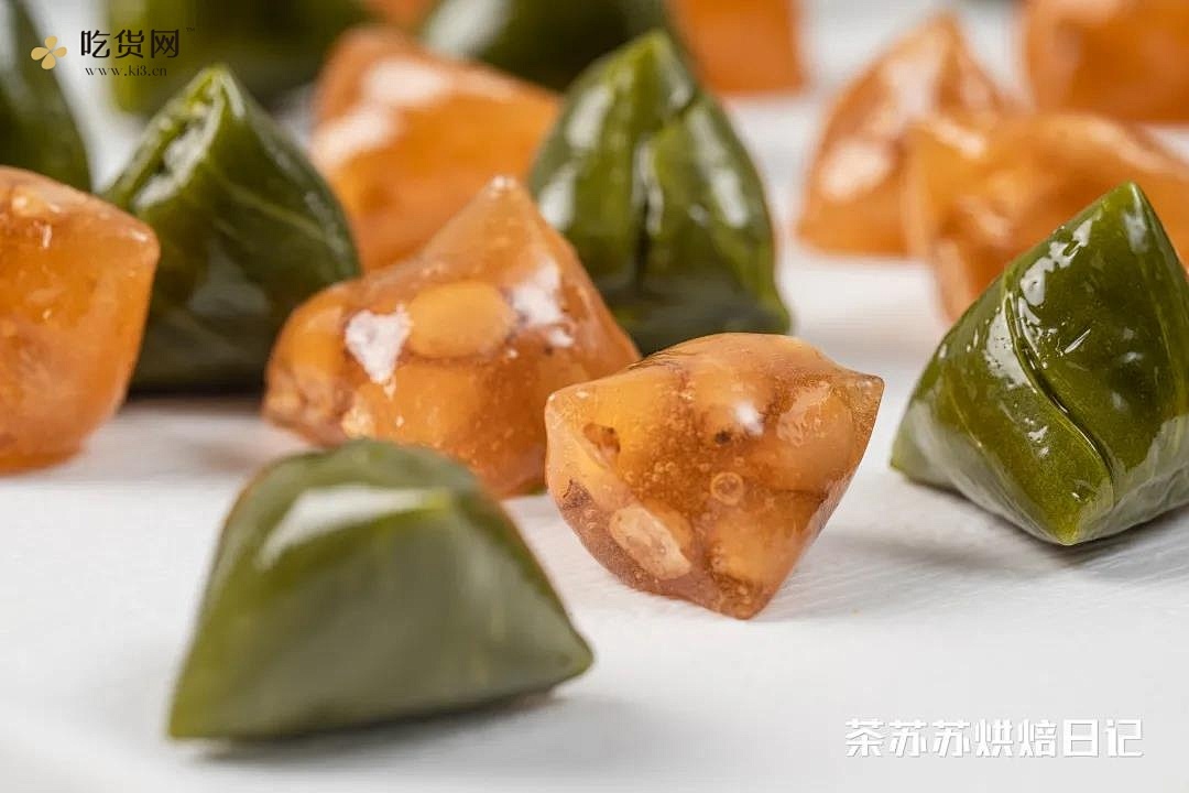 【双色粽子糖】百年传统小吃，超级逼真！的做法 步骤20