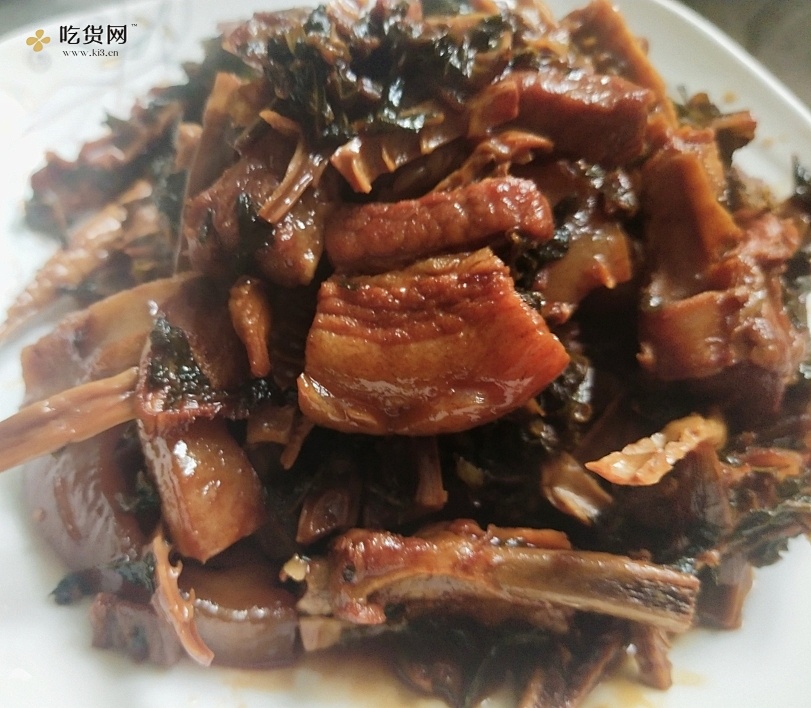 竹笋梅干菜烧肉的做法 步骤3