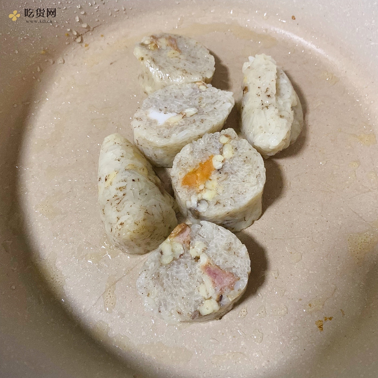 粽子换个吃法～煎粽子的做法 步骤3