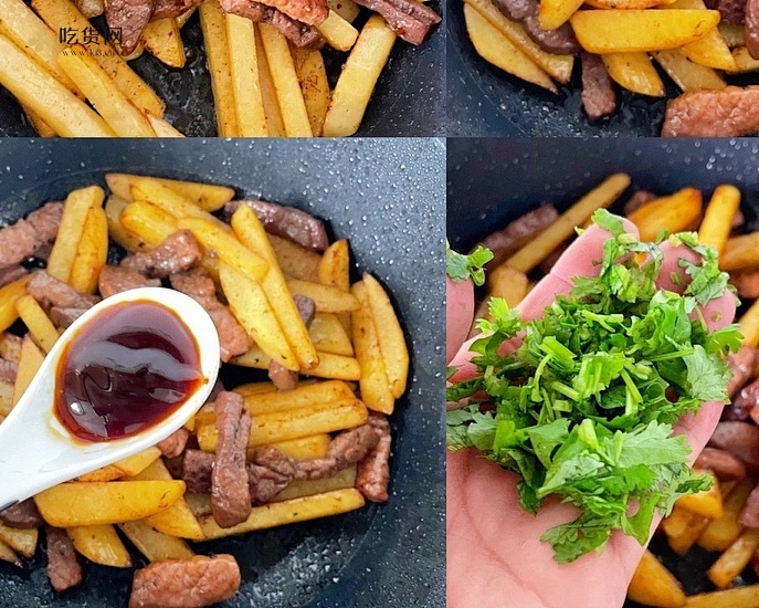 嫩滑爽口❗️一吃就上瘾的牛排土豆煎锅巨简单的做法 步骤3
